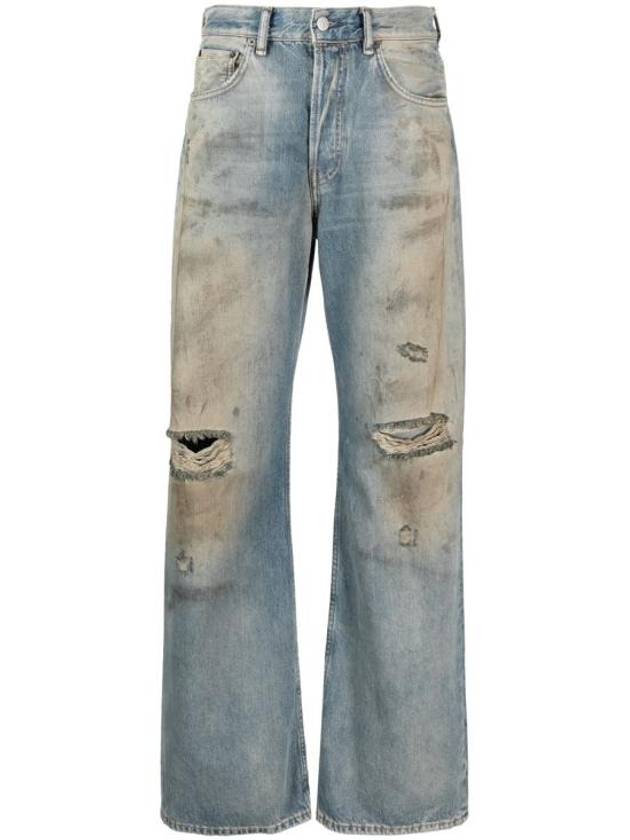 Loose Fit Wide Jeans Light Blue - ACNE STUDIOS - BALAAN 2