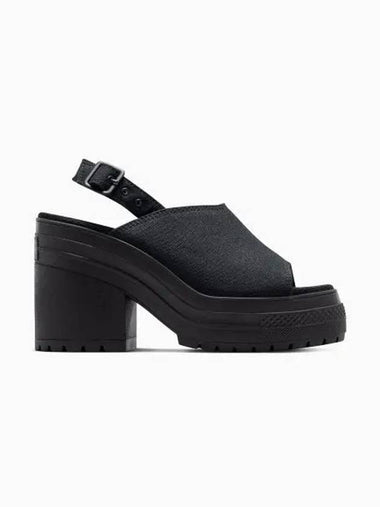 Chuck 70 Deluxe Sandal Heels Black - CONVERSE - BALAAN 1