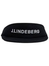 Viktor Embroidered Logo Visor Black - J.LINDEBERG - BALAAN 2