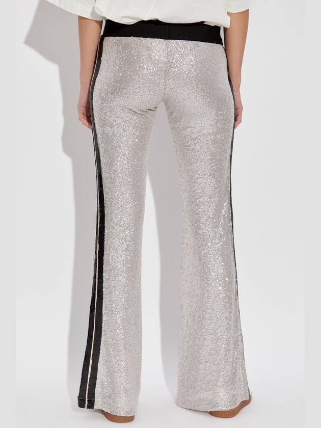 Palm Angels Sequin Trousers, Women's, Silver - PALM ANGELS - BALAAN 4