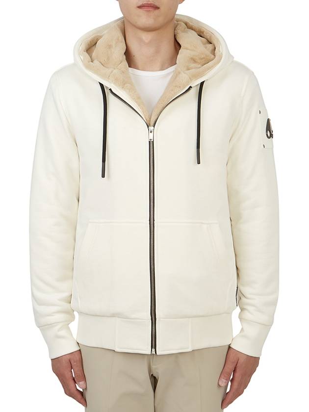 Classic Bunny Zip Up Hoodie Beige Lining White - MOOSE KNUCKLES - BALAAN 3