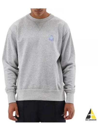 Mike Cotton Logo Sweatshirt Grey - ISABEL MARANT - BALAAN 2