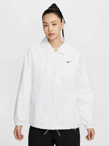 Women s Sportswear Essentials Oversized UV Woven COACH Jacket 100 - NIKE - BALAAN 1