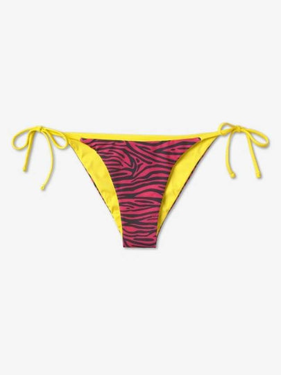 Reversible Zebra Print Bikini Briefs Yellow - DIESEL - BALAAN 2