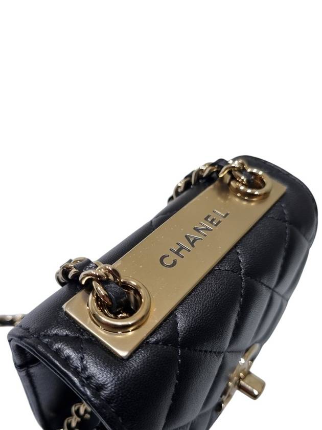 A81633 Black Lambskin Trend CC Mini Cross Bag - CHANEL - BALAAN 6