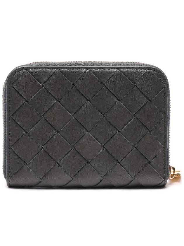 Intrecciato Zipped Coin Wallet Dark Green - BOTTEGA VENETA - BALAAN 5