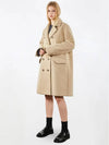 Ullingu Double Half Coat Beige - VOYONN - BALAAN 9