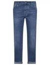 Denim Straight Pants M283PD3210 C1470 DENIM CHIARO OLD - BRUNELLO CUCINELLI - BALAAN 2