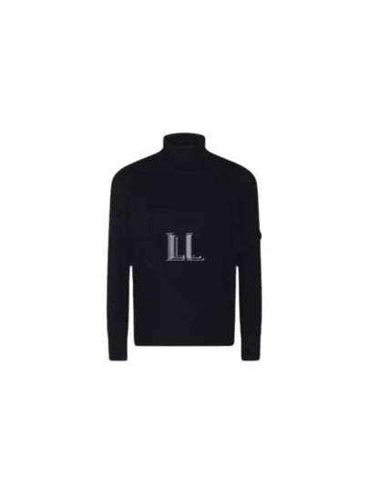 Lambswool GRS Knit Turtleneck Nightshade - CP COMPANY - BALAAN 2