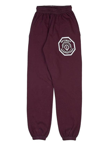 Wild Donkey Women's Manitowoc Sweatpants P MANITOWOC DYED BURGUNDY - WILD DONKEY - BALAAN 1