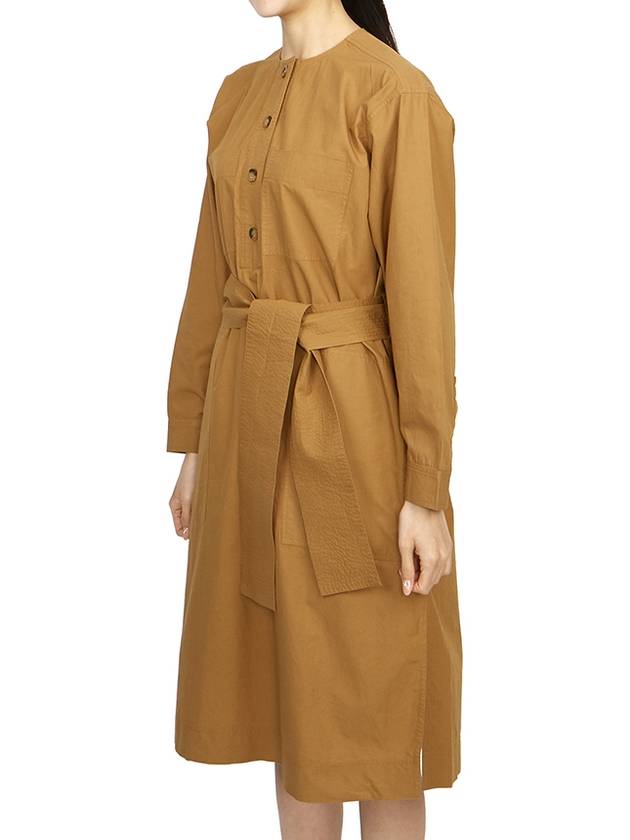 Women's Bridget Dress Brown - VANESSA BRUNO - BALAAN 3