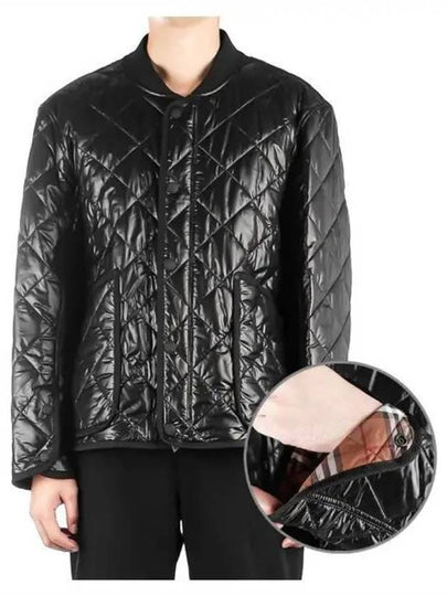 Diamond Quilted Boomer Padding Black - BURBERRY - BALAAN 2