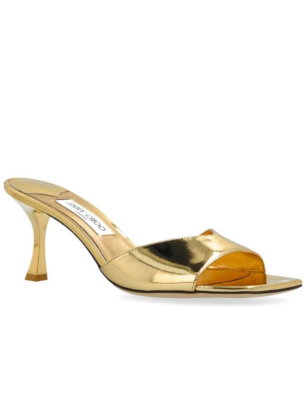 Jimmy Choo Heeled Mules Skye, Women's, Gold - JIMMY CHOO - BALAAN 4