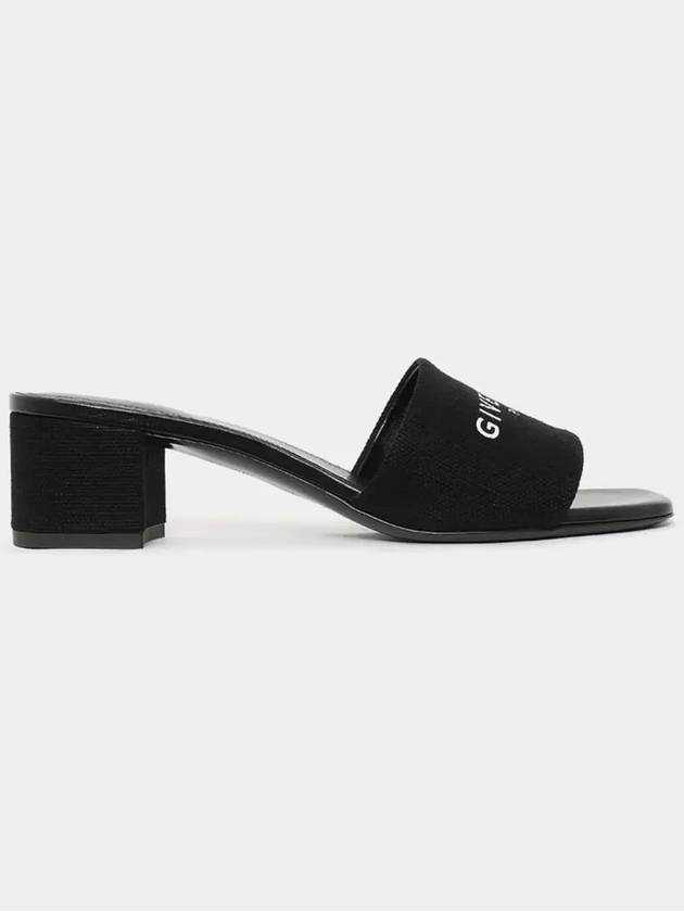 4G Canvas Mule Heel Black - GIVENCHY - BALAAN 4