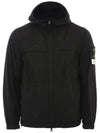 Garment Dyed Crinkle Reps R-Nylon Jacket Black - STONE ISLAND - BALAAN 2