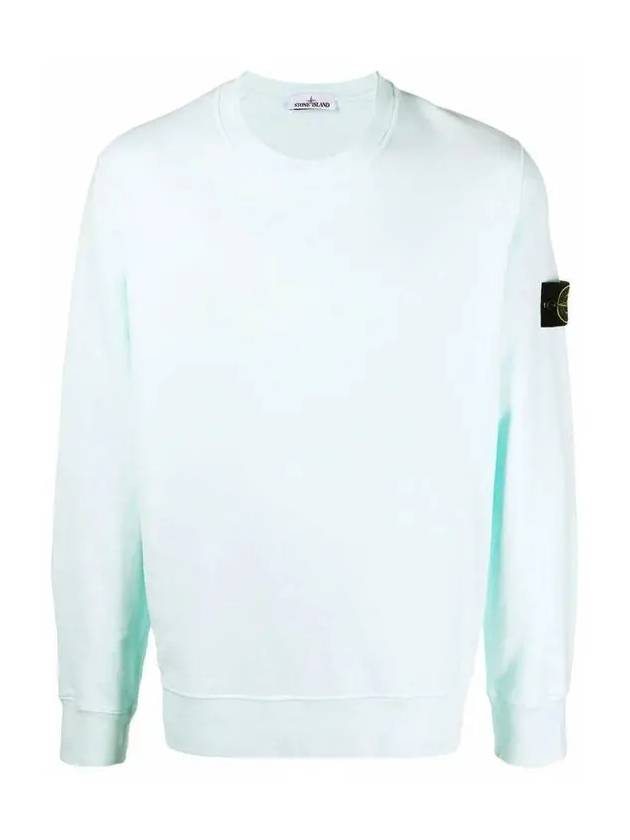 Wappen Patch Crewneck Sweatshirt Light Green - STONE ISLAND - BALAAN 3