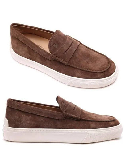 Men's Suede Loafers Brown - TOD'S - BALAAN 2