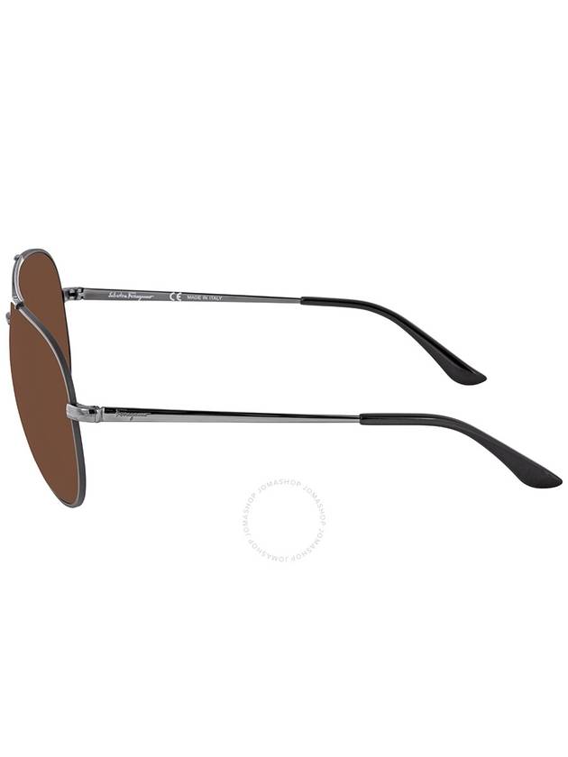 Eyewear Aviator Metal Sunglasses Cocoa - SALVATORE FERRAGAMO - BALAAN 4