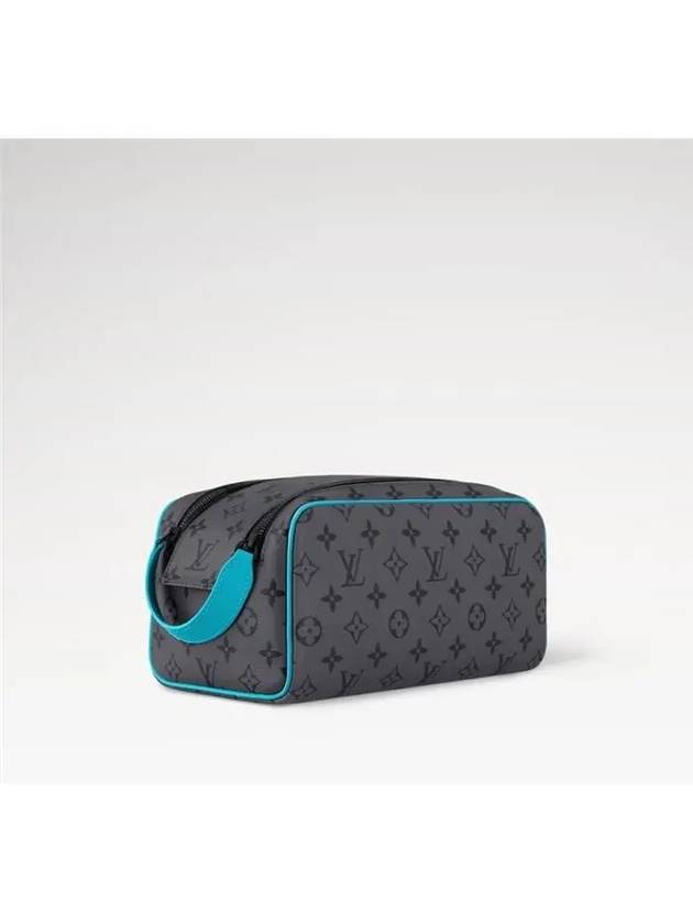 Men's Dopp Kit Monogram Eclipse Pouch Bag Grey Blue - LOUIS VUITTON - BALAAN 3