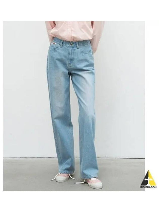 SEMI WIDE DENIM PANTS LIGHT BLUE - BENSIMON - BALAAN 1