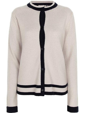 Ecru Air Wool Cashmere Cardigan ERE 013 00327 - MAX MARA - BALAAN 1