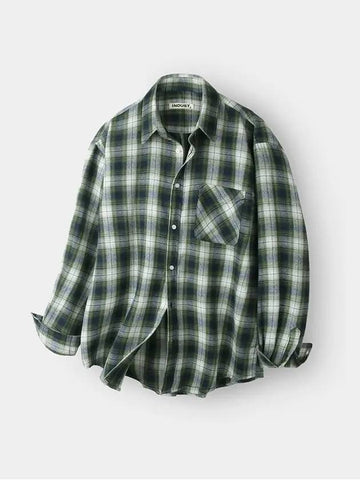 Cloud Multi Check Shirt Green - INDUST - BALAAN 1