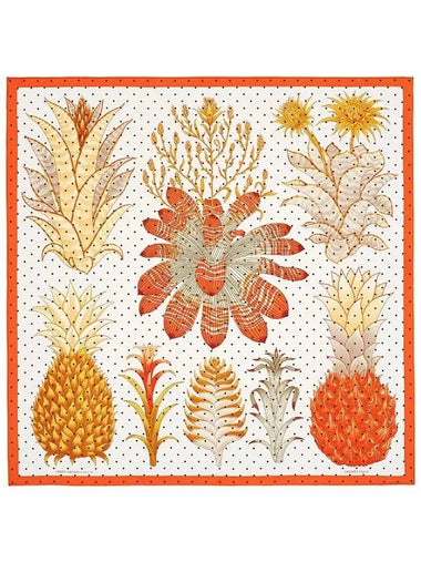 Index Bromeliaceae 90 Scarf Orange - HERMES - BALAAN 1