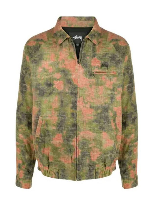 Reverse jacquard Brian jacket 115530 FLOR - STUSSY - BALAAN 1