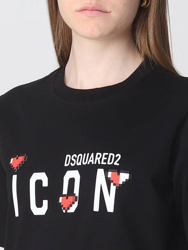 T-shirt Icon Dsquared2 in cotone - DSQUARED2 - BALAAN 4