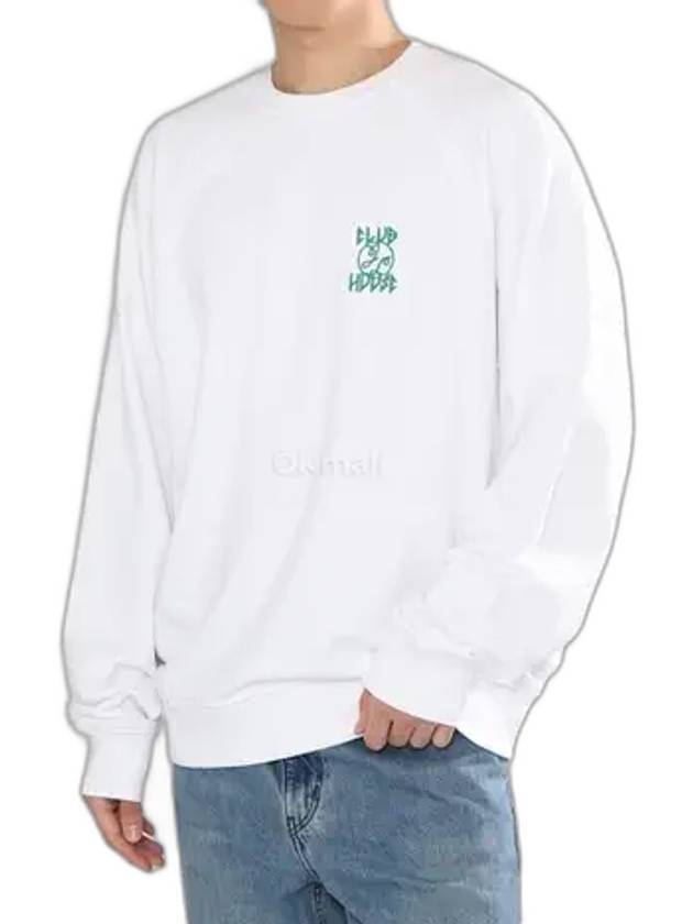 Callan Printed Crewneck Sweater White - J.LINDEBERG - BALAAN 2