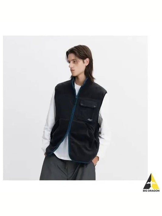 CBR Fleece Vest 7005 Charcoal - KANGOL - BALAAN 1