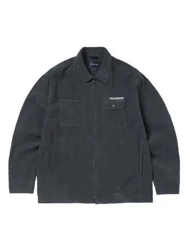 Washed Corduroy Zip Jacket Dark Slate - THISISNEVERTHAT - BALAAN 1