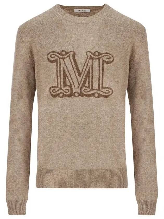 Max Mara Pamir Cashmere Knit Sweater Beige 2313662133600 015 - S MAX MARA - BALAAN 1