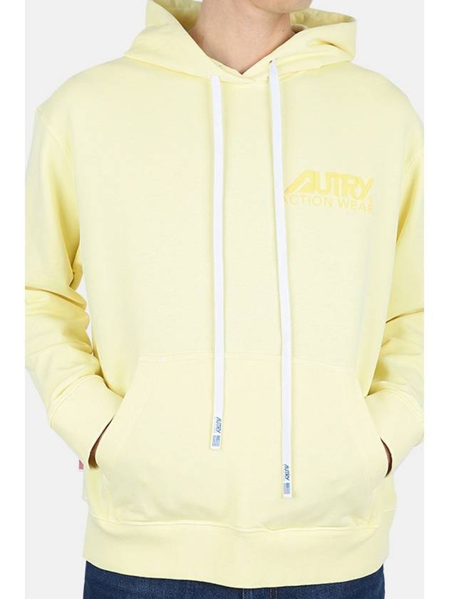 Men's Match Point Round Neck Sweatshirt Yellow - AUTRY - BALAAN 3