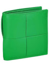 Slim Folder Half Wallet Green - BOTTEGA VENETA - BALAAN 2