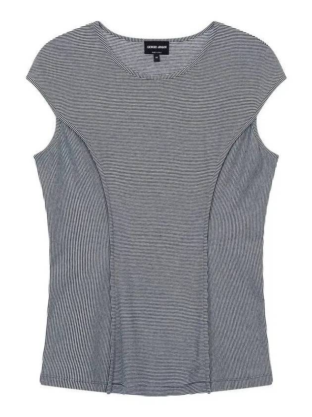 Women s Seam Detail Sleeveless Top Black - GIORGIO ARMANI - BALAAN 1