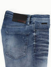 Vintage slim fit blue washed spandex denim - IKALOOOK - BALAAN 7