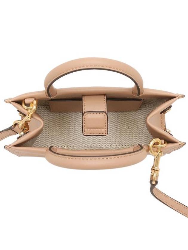 Ella Bio Mini Tote Bag Beige - TORY BURCH - BALAAN 3