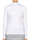 Golf wear neck polar brushed long sleeve t-shirt G01560 001 - HYDROGEN - BALAAN 1