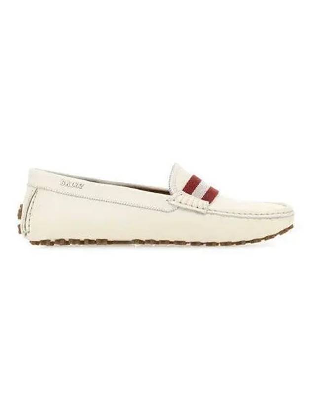 Women s MOCASSINO loafer white LADYES586207 - BALLY - BALAAN 1