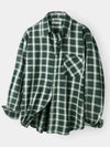 Flannel check shirt green - INDUST - BALAAN 9