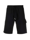 Lens Wappen Pocket Training Shorts Black - CP COMPANY - BALAAN.