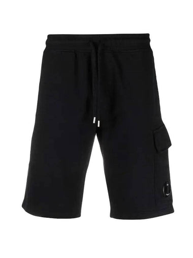 Lens Wappen Pocket Training Shorts Black - CP COMPANY - BALAAN 1