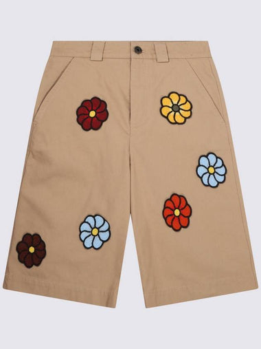 Moncler Genius Beige Cotton Belmont Shorts - MONCLER - BALAAN 1