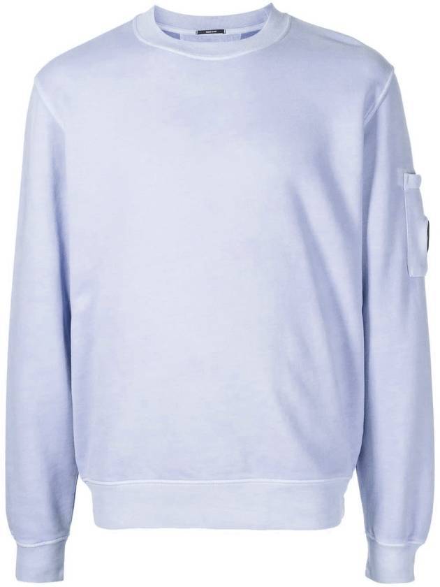 Lens Wappen Pocket Cotton Fleece Sweatshirt Violet - CP COMPANY - BALAAN 1