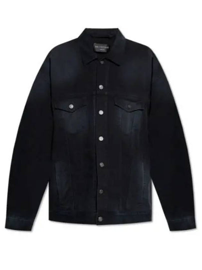 Sunbleached Denim Jacket Black - BALENCIAGA - BALAAN 2