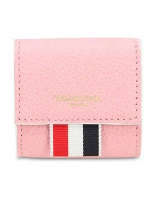 Three Stripe Tab Small Coin Wallet Pink - THOM BROWNE - BALAAN 2