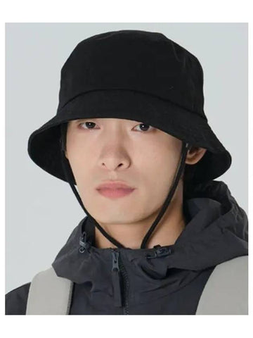 Cotton Bucket Hat Black S23FUFHA54 - SNOW PEAK - BALAAN 1