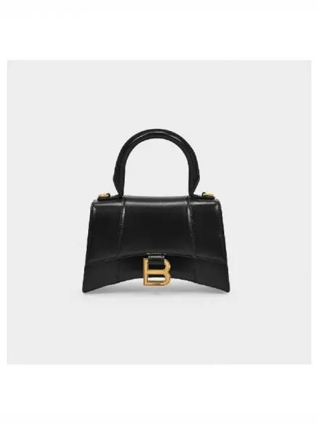 Shiny leather hour glass tote bag XS - BALENCIAGA - BALAAN 1