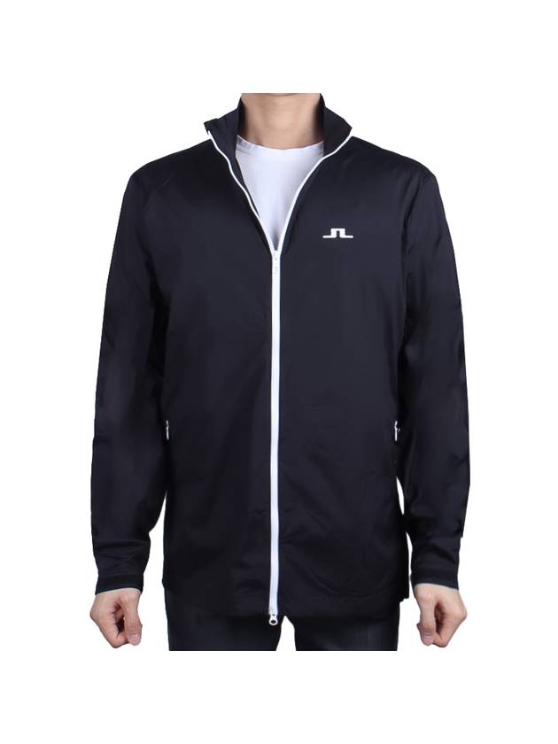 Ash Light Packable Windbreaker Black - J.LINDEBERG - BALAAN 1